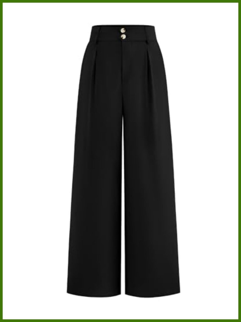 Wide Leg Dress Pants High Waisted Business Casual Trousers